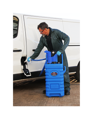 Réservoir de distribution mobile avec pompe AdBlue® 55L - Bleu