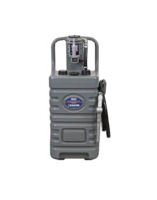 Réservoir Distributeur Mobile avec Pompe Diesel 55L - Gris