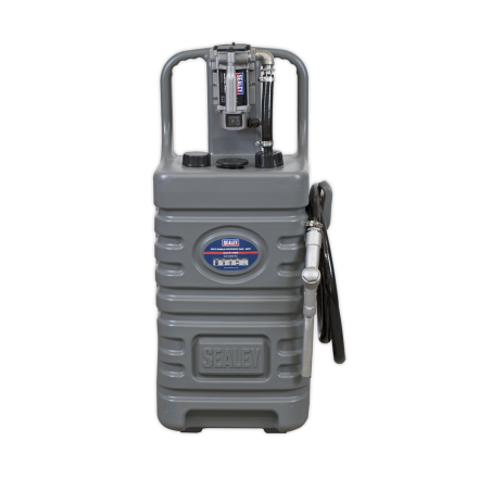 Réservoir Distributeur Mobile avec Pompe Diesel 55L - Gris