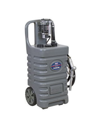 Mobile Dispensing Tank with Diesel Pump 55L - Grey