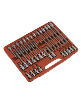 TRX-Star* Socket Bit Set 32pc 1/2"Sq Drive