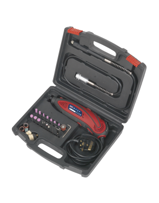 Kit d'outils rotatifs et de graveur polyvalents, 40 pièces, 230 V