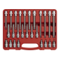 Spline Socket Bit Set 26pc 1/2"Sq Drive