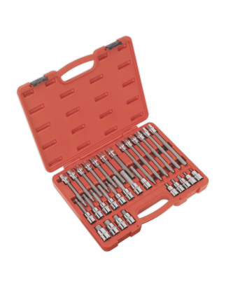 Hex Socket Bit Set 30pc 1/2"Sq Drive