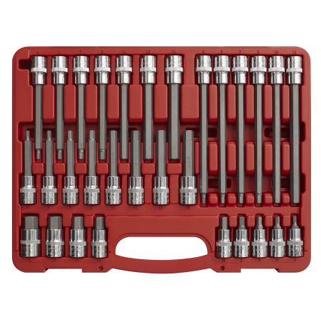 Hex Socket Bit Set 30pc 1/2"Sq Drive