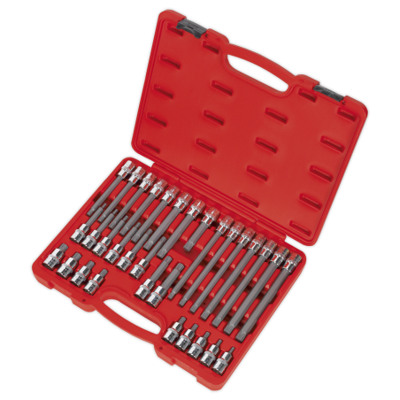 Ribe Socket Bit Set 32pc 1/2"Sq Drive