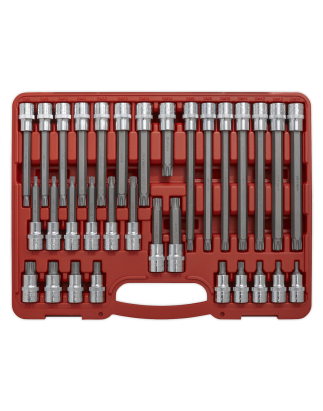 Ribe Socket Bit Set 32pc 1/2"Sq Drive