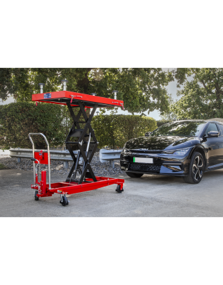 1000kg Capacity EV Battery Lift/Hydraulic Platform Truck High Lift