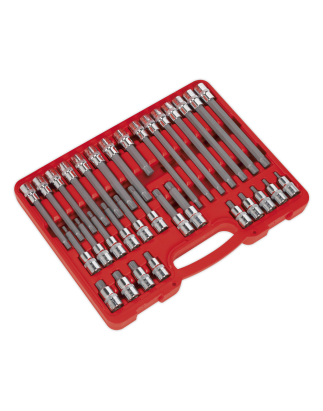 Ribe Socket Bit Set 32pc 1/2"Sq Drive