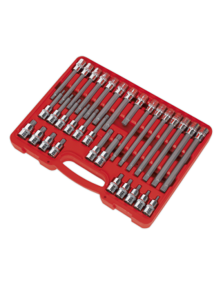 Ribe Socket Bit Set 32pc 1/2"Sq Drive