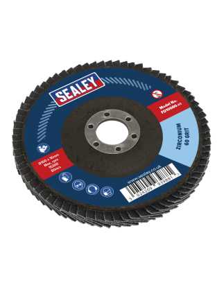 Flap Disc Zirconium Ø100mm Ø16mm Bore 60Grit