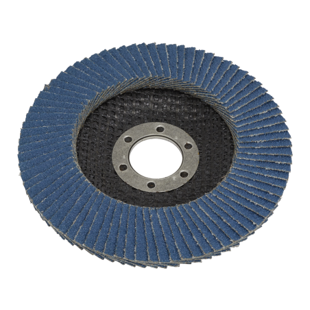 Flap Disc Zirconium Ø115mm Ø22mm Bore 40Grit