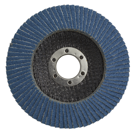 40Grit Flap Discs Zirconium Ø115mm Ø22mm Bore - Pack of 10