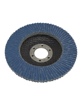 40Grit Flap Discs Zirconium Ø115mm Ø22mm Bore - Pack of 10