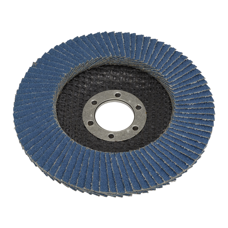 Flap Disc Zirconium Ø115mm Ø22mm Bore 60Grit