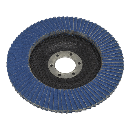 Flap Disc Zirconium Ø125mm Ø22mm Bore 60Grit