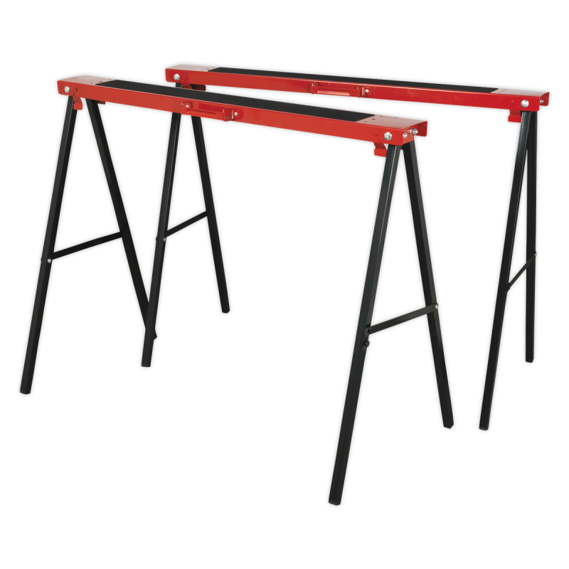 Fold Down Trestles 100kg Capacity per Trestle - Pair