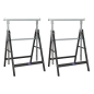 Fold Down Telescopic Trestle 200kg Capacity - Pair