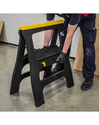 Heavy-Duty Folding Composite Trestles