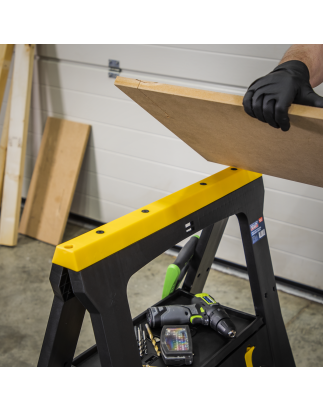 Heavy-Duty Folding Composite Trestles