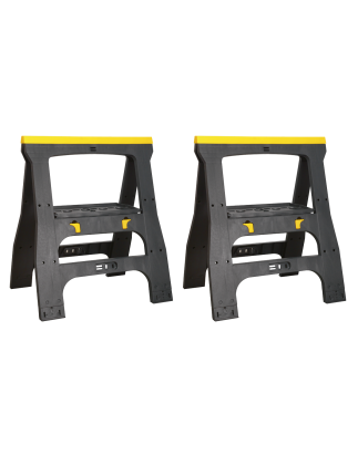 Heavy-Duty Folding Composite Trestles