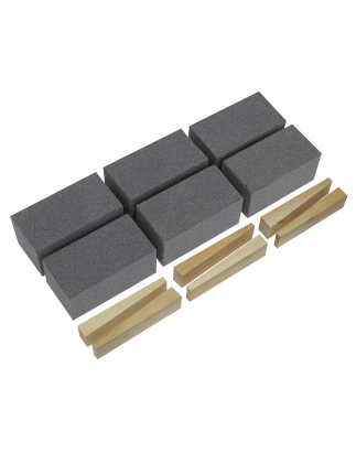 Floor Grinding Block 50 x 50 x 100mm 60Grit - Pack of 6