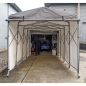 Extension de garage en acier 2,5 x 4,5 x 2,5 m