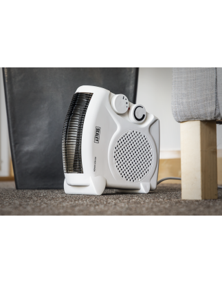 Fan Heater with 2 Heat Settings & Thermostat 2000W/230V