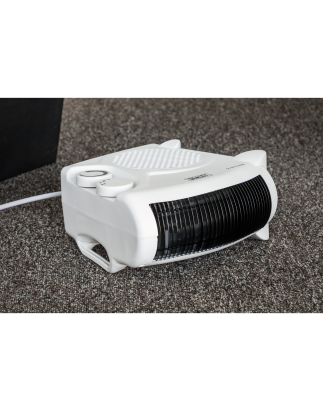 Fan Heater with 2 Heat Settings & Thermostat 2000W/230V