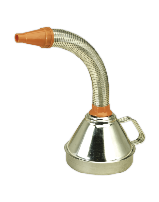 Metal Flexible Spout Funnel with Filter 160mm