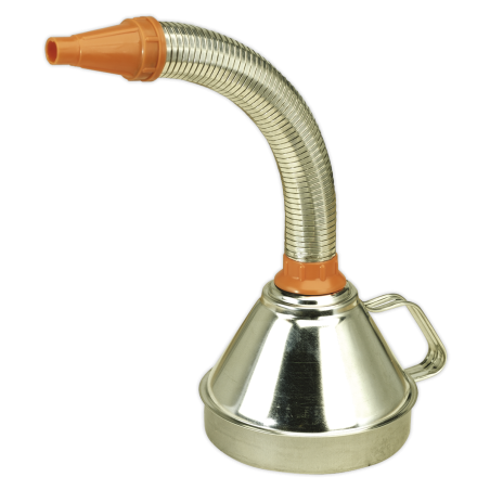 Metal Flexible Spout Funnel with Filter 160mm