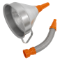 Metal Flexible Spout Funnel with Filter 200mm