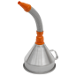 Metal Flexible Spout Funnel with Filter 200mm