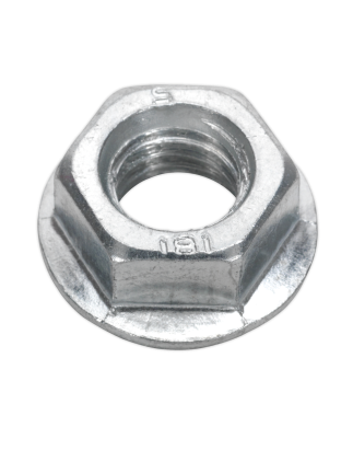 Flange Nut Serrated M12 Zinc Pack of 50