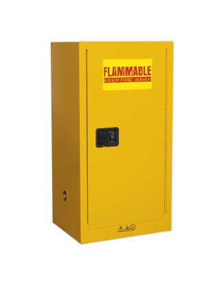 Armoire de stockage pour produits inflammables 585 x 460 x 1120 mm