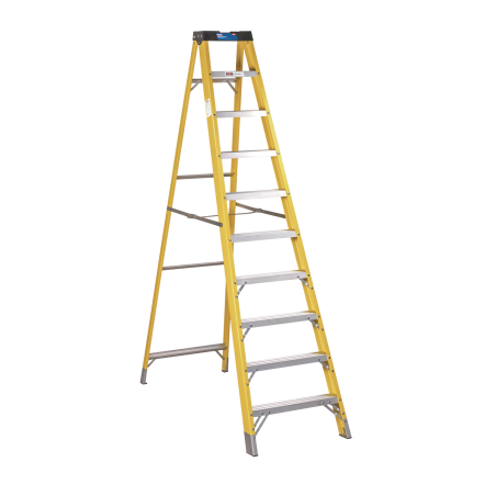 Fibreglass Step Ladder 9-Tread - BS EN 131