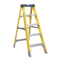 Fibreglass Step Ladder 4-Tread - BS EN 131