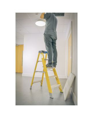 Escabeau en fibre de verre à 4 marches - BS EN 131