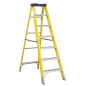 Fibreglass Step Ladder 6-Tread - BS EN 131