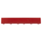 Bordure pour carrelage en polypropylène 400 x 60 mm Rouge Femelle - Lot de 6