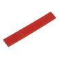 Polypropylene Floor Tile Edge 400 x 60mm Red Male - Pack of 6