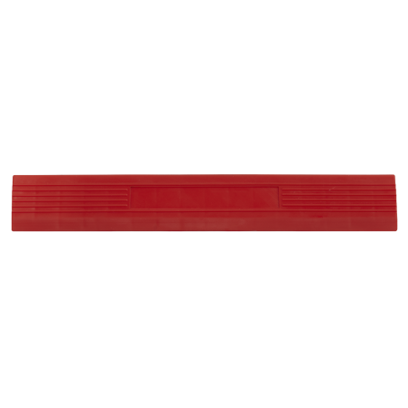 Polypropylene Floor Tile Edge 400 x 60mm Red Male - Pack of 6