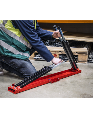 Tréteau rabattable avec pieds réglables, capacité de 150 kg