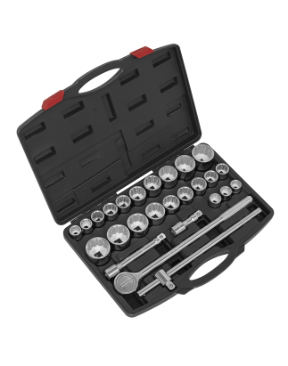 Socket Set 26pc 3/4"Sq Drive 12-point WallDrive®