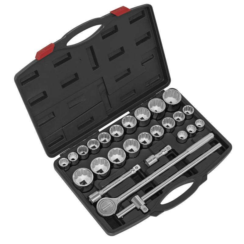 Socket Set 26pc 3/4"Sq Drive 12-point WallDrive®