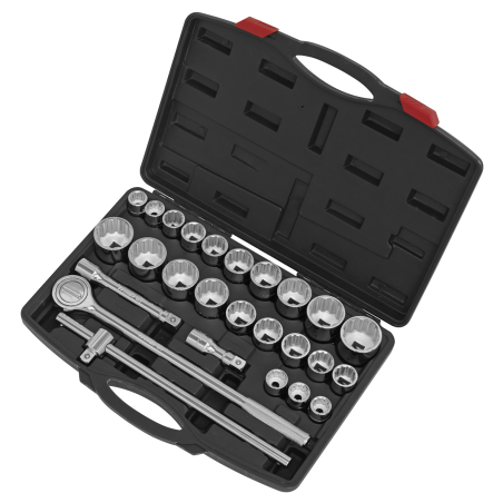 Socket Set 26pc 3/4"Sq Drive 12-point WallDrive®