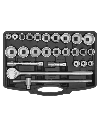 Socket Set 26pc 3/4"Sq Drive 12-point WallDrive®