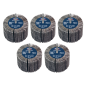 Abrasive Flap Wheel Ø80 x 40mm 40Grit Ø6mm Shaft - Pack of 5