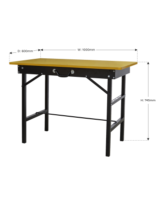 Portable Folding Workbench