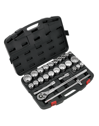 Socket Set 26pc 3/4"Sq Drive 12-point WallDrive®